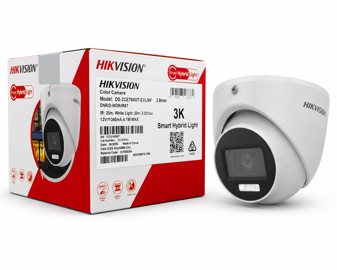Hikvision 3K Color Turret Camera